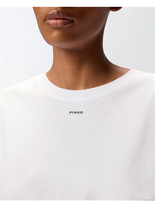 T-shirt stampa logo PINKO | 100373A2RE/Z04